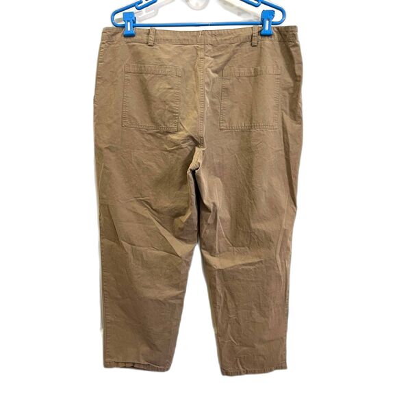 COMMON MARKET Beige 100% Cotton Barrel Pants Trousers   Women's Plus Size XXL - Picture 6 of 11
